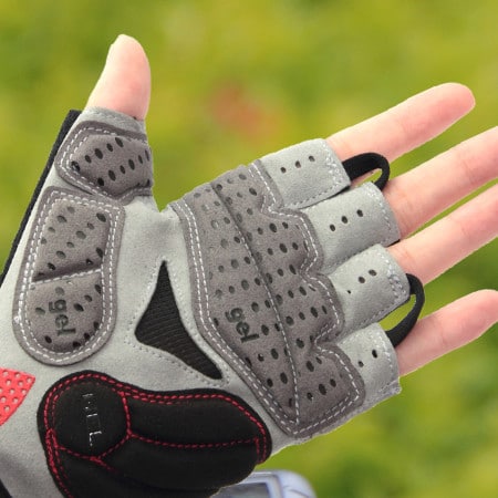 Use gloves like these that are not too bulky or you won’t have a firm grip on your handlebar.