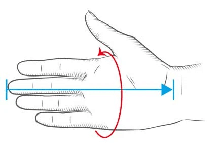 When choosing mountain bike gloves, be sure to measure the length and width of your hand carefully to ensure that you buy the correct size.