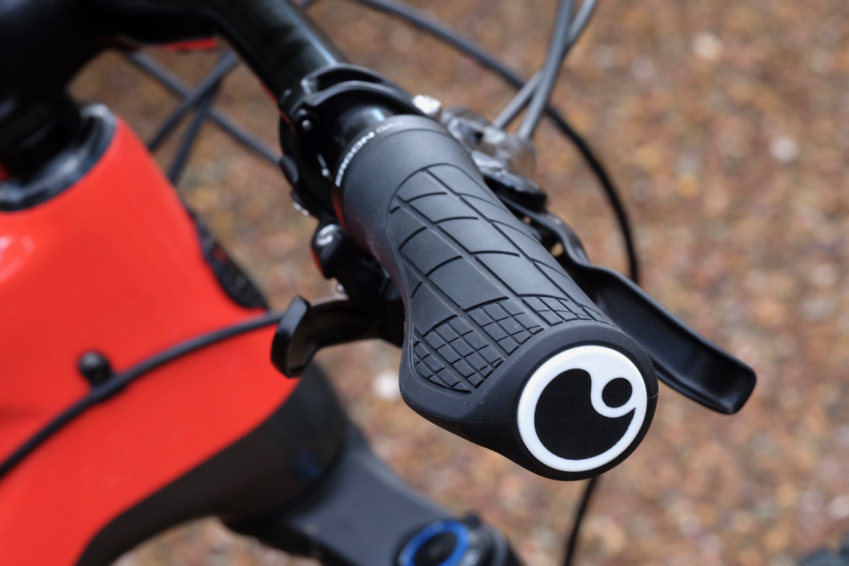 Mountain bike grip adhesives prevent grip slippage during rides in inclement weather or over bumpy terrain