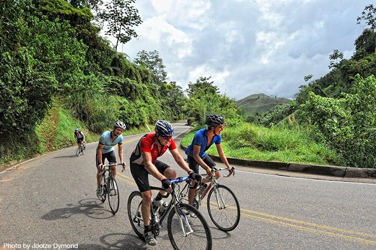 Using clipless pedals allow for easy mounting  and dismounting on steep terrain.