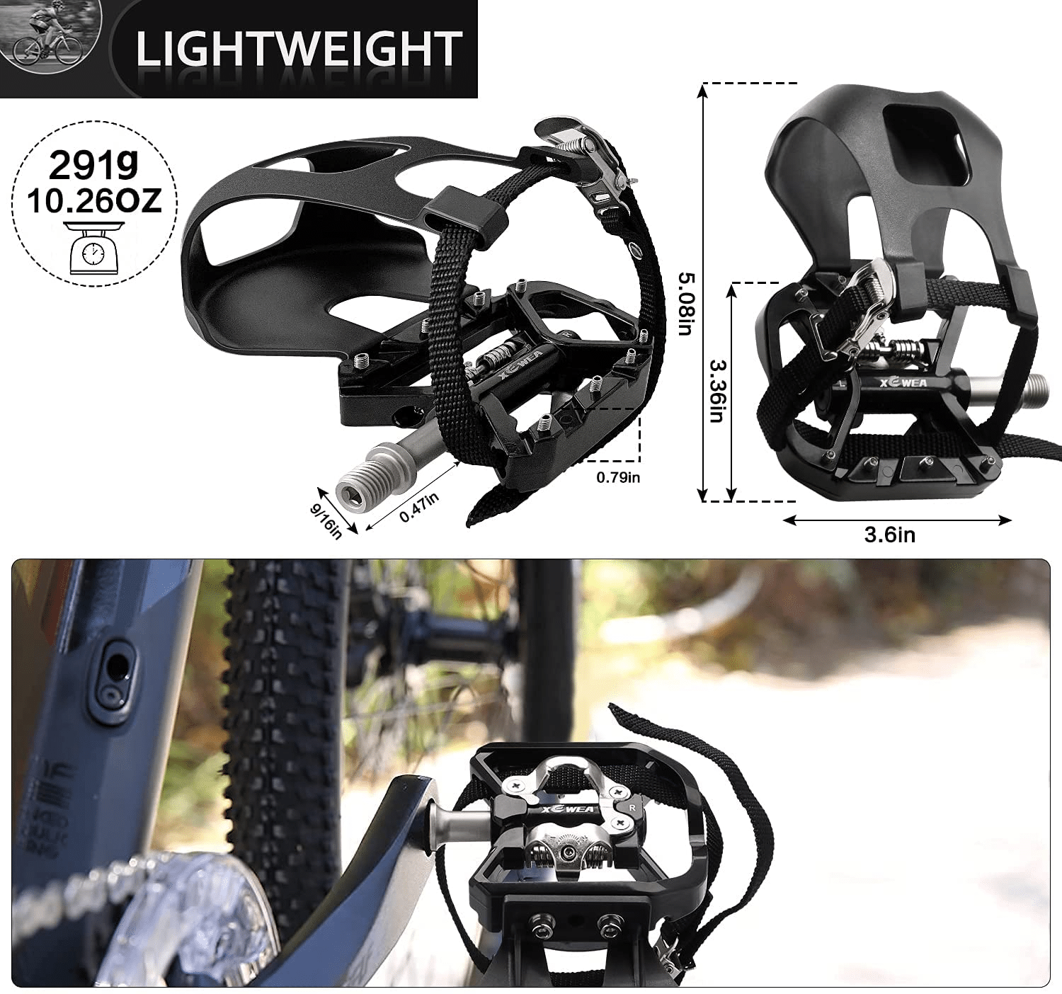 Toes clips are a cost-effective way to keep your feet secured to your bicycle pedals when riding.