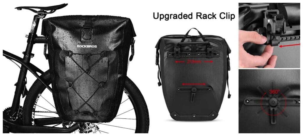 A pannier bag is a great lockable mountain bike tool bag option if you tend to take many different mountain bike tools on your rides.