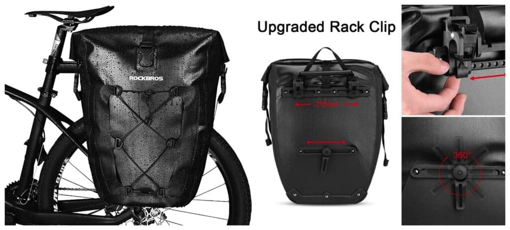A pannier bag is a great lockable mountain bike tool bag option if you tend to take many different mountain bike tools on your rides.