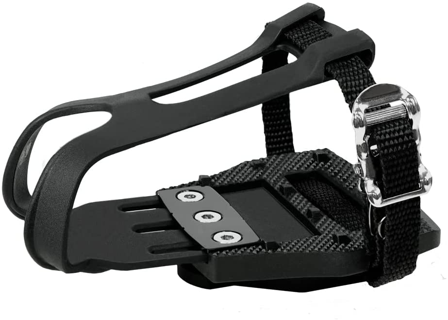 Different types of mountain bike toe clips include basic clips which are great for beginners as they keep the riders’ feet securely attached to the pedals.
