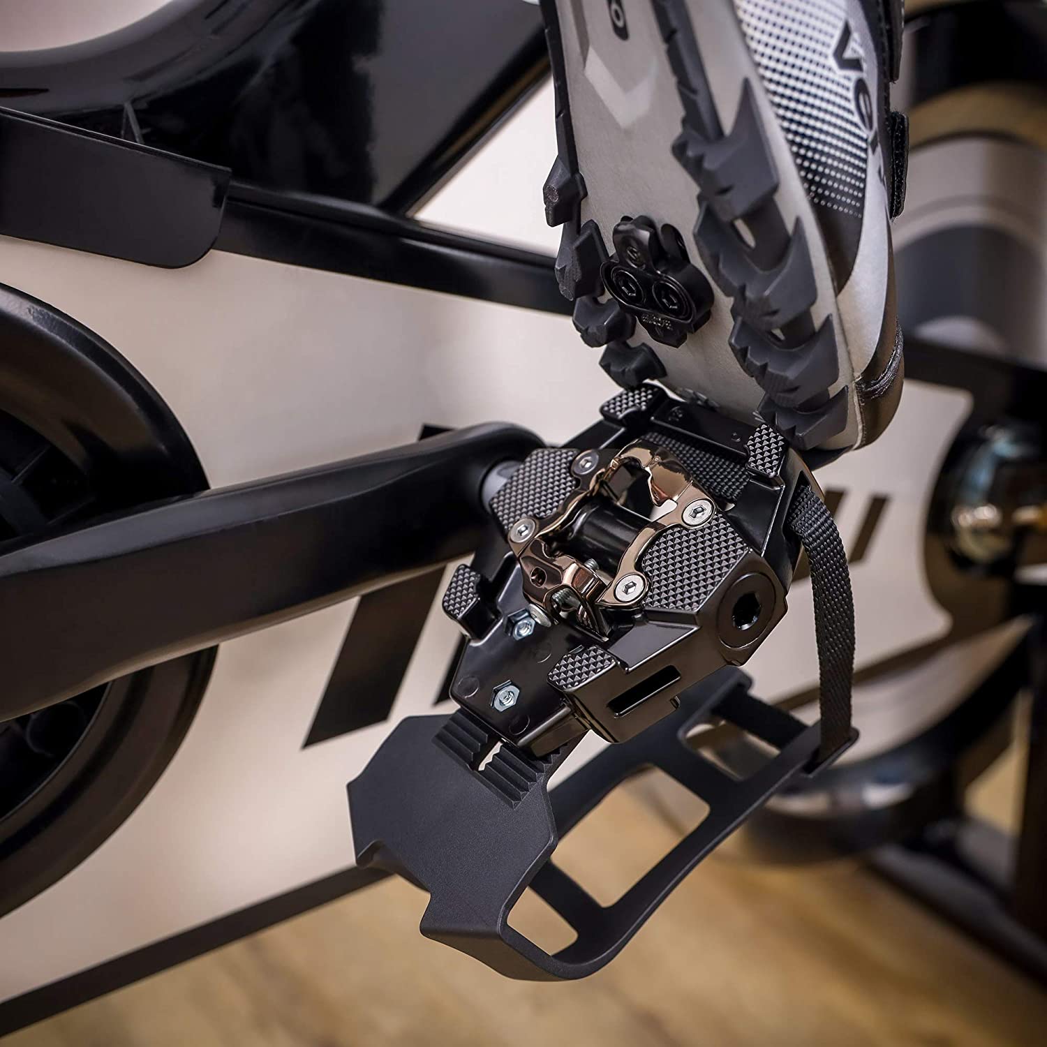 Hybrid pedals give you the option of using either type of pedal depending on where you are riding.