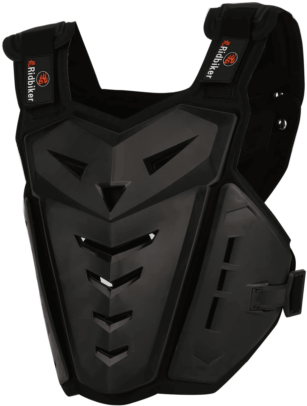 A mountain bike body armor vest like this is known as a modified spine protector.