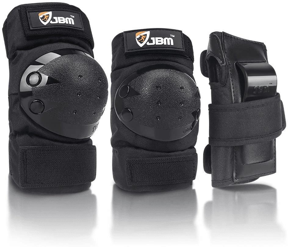 Elbow pads and knee guards will have to be replaced if they are damaged in an accident or fall.