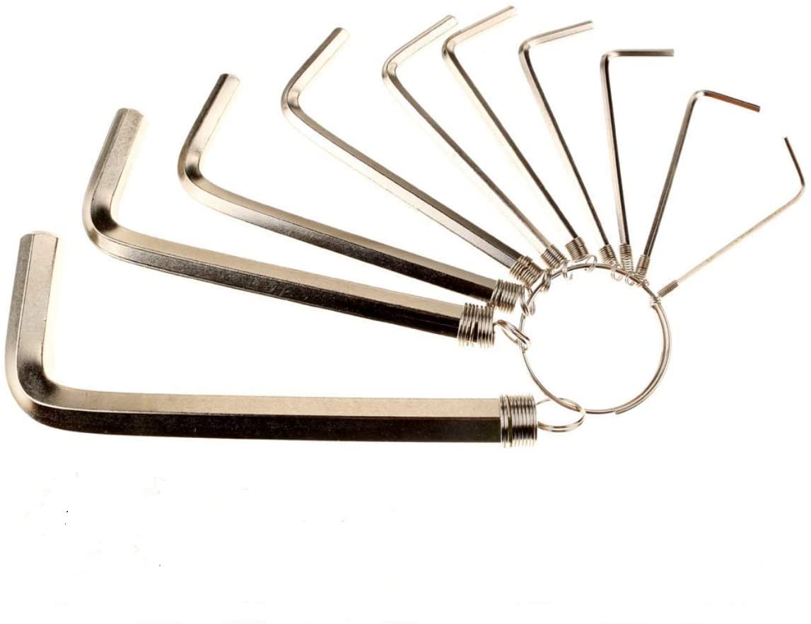 Allen wrenches can be used for so many maintenance tasks so keep a set like this on hand.