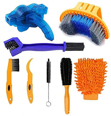 A set of brushes like this will help you to clean all the parts of your bike so that you can ensure that it stays in good condition.