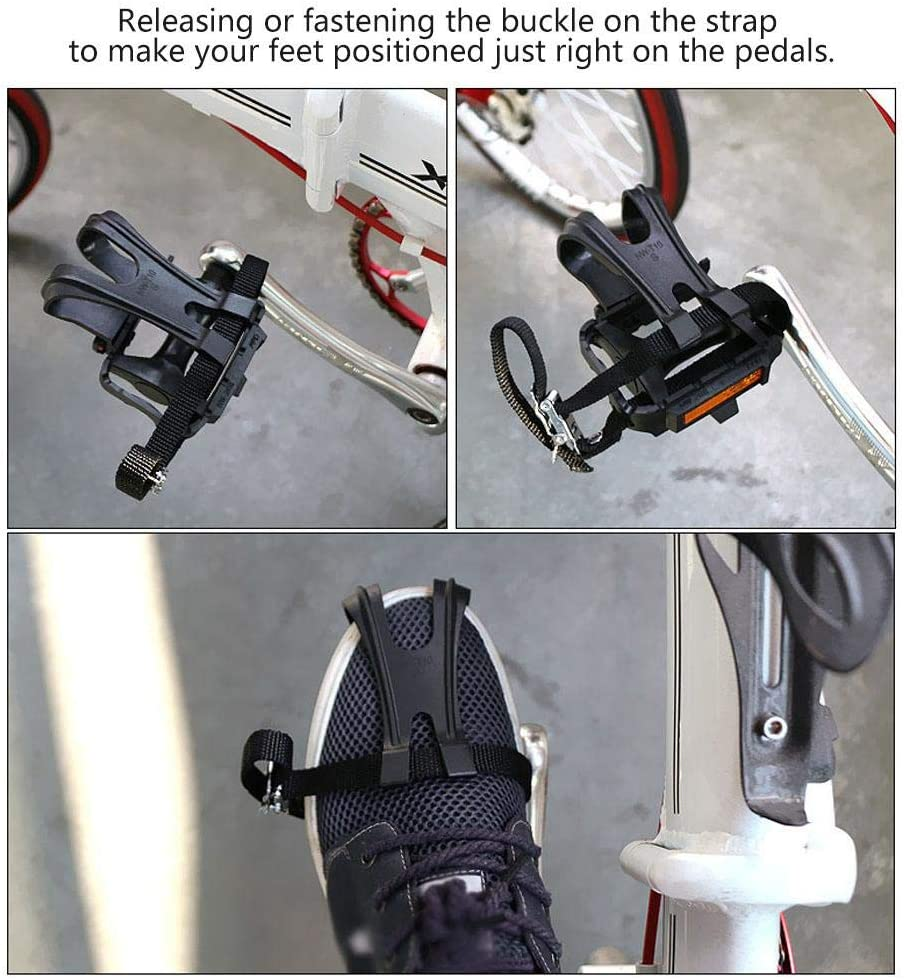 Avoid wearing shoes other than sports-type shoes when riding with toe clips as they could damage your shoes. 