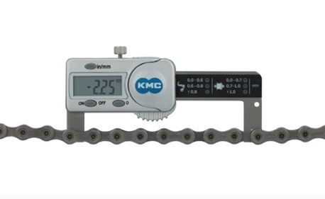 Use a digital chain wear indicator to see the degree of stretch on your chain.
