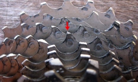 If your cog is worn and the teeth are bent it could cause your mountain bike chain to keep coming off.