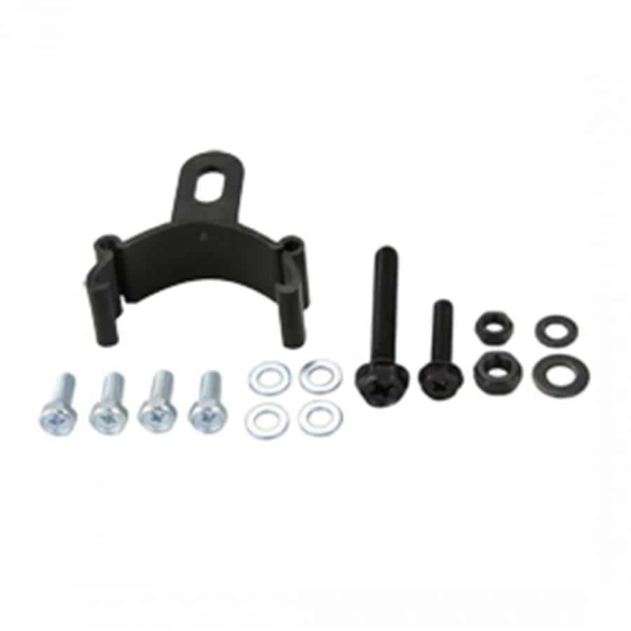 Fender mounting kits can be used to attach front and rear mountain bike fenders.