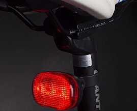 An effective safety precaution could be to add a rear mountain bike light which is also a cool fender accessory.