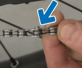 Locate the damaged link so that it can be removed and the chain can be repaired.