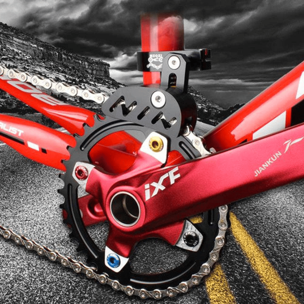 Mountain bike chain guide installation ensures that your chain stays in place.