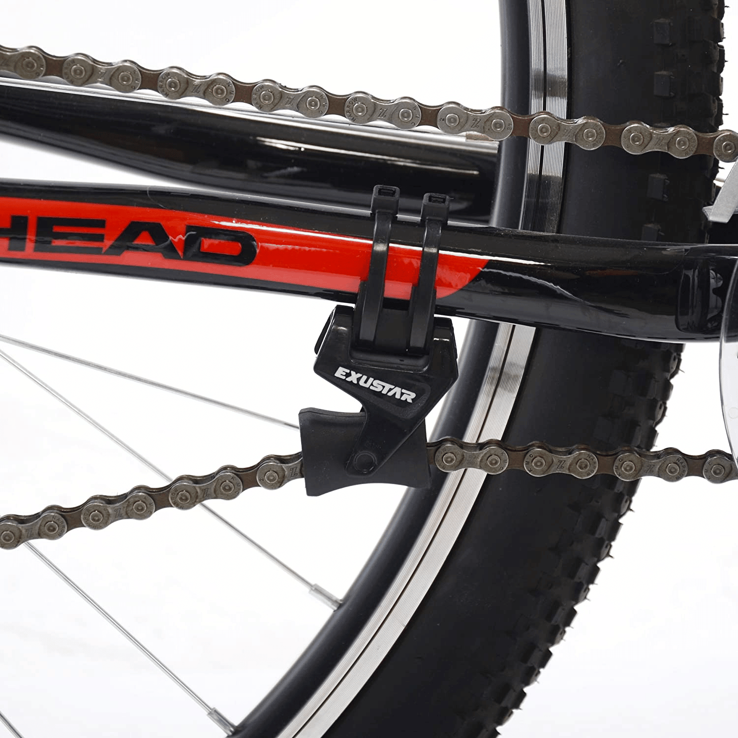 Installing a mountain bike chain guide that attaches to the bike's frame like this will be compatible with any bike.