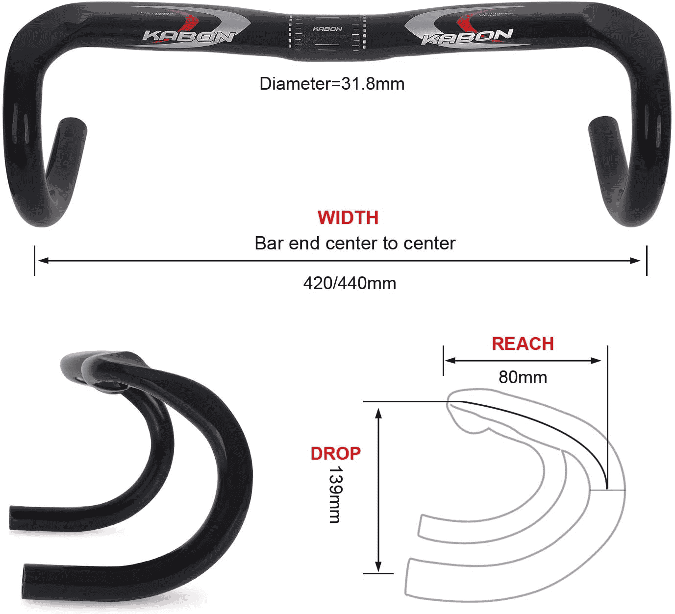 Compact drop bars are very versatile and offer multiple hand positions while riding your mountain bike on various types of trails.