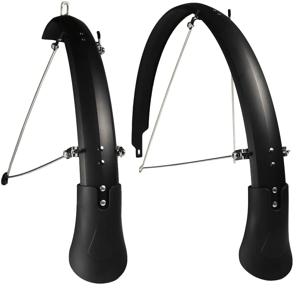 Put aluminum fenders like these on your mountain bike if you need more durability.