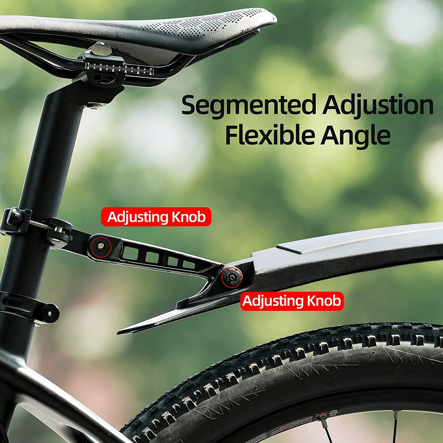 Adjustable fenders like these are versatile enough to use on just about any mountain bike.