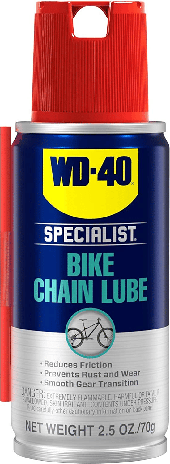 One of the many uses of WD-40 is to lubricate any metal moving parts.