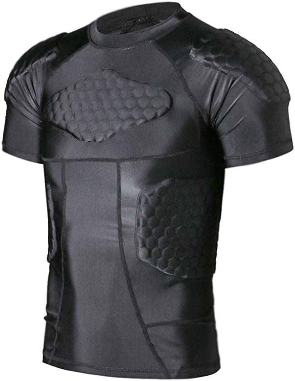 Wearing this protective t-shirt design can actually provide extra protection and help to keep your outer mountain bike body armor in place.