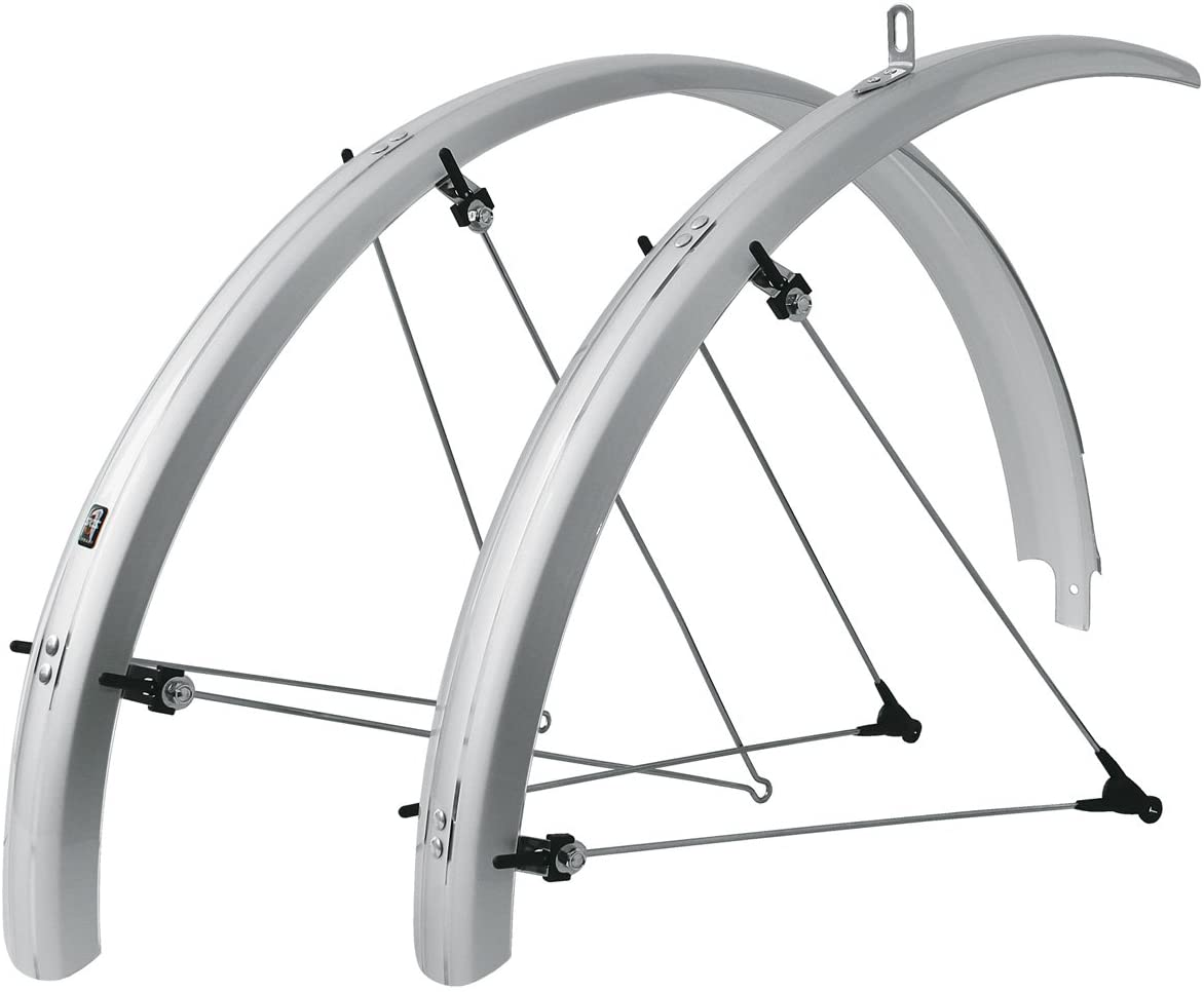 Install these metallic mudguards on your mountain bike if you are looking for durability as well as protection.