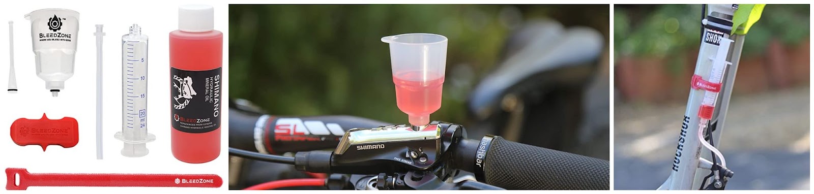 Mountain bike brakes need to be bled with a brake bleed kit so that they can be functional again.