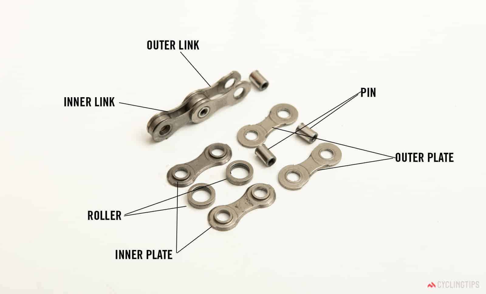 It is easy to fix a mountain bike chain as long as you have the right tools and know exactly how the chain is constructed.