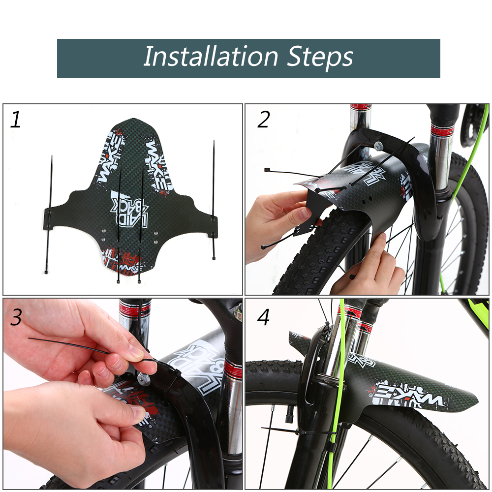 For extra protection make sure you install your mountain bike fenders properly.