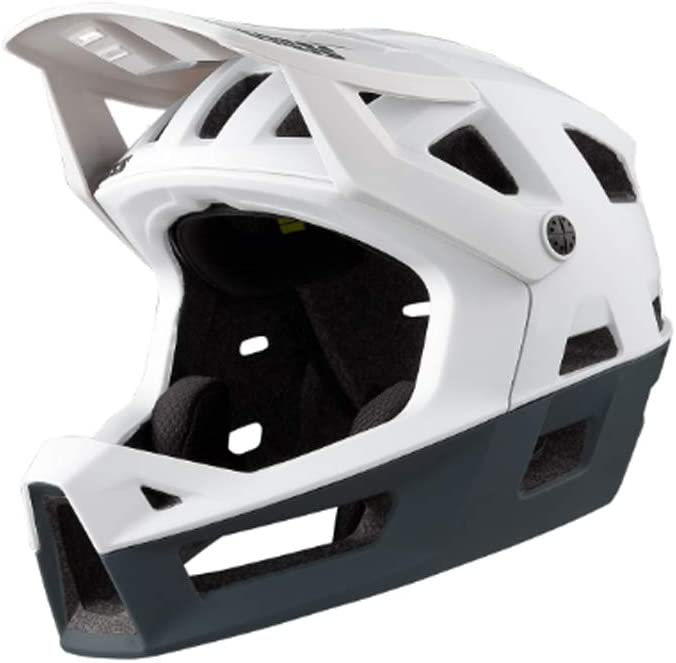 This helmet is designed with full protection in mind, and will certainly protect your whole head and face if you are in a collision.