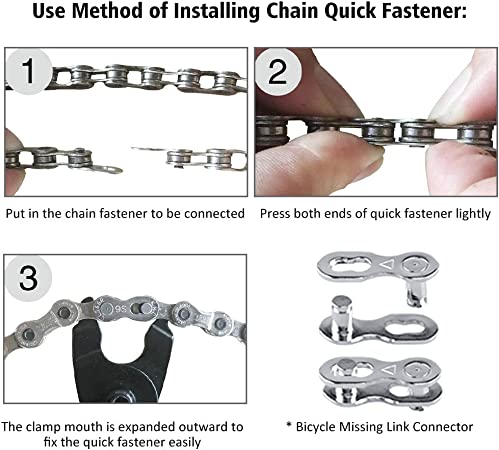 You will need to use a bike link plier to replace a mountain bike chain that connects with a quick link.