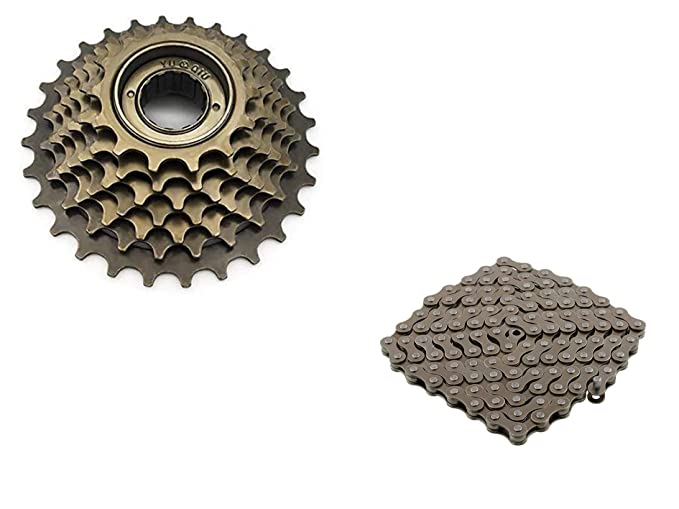 Replace the chain on your mountain bike with a chain that has a corresponding speed so that it will fit onto the cassette properly.