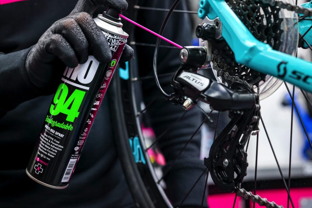 A mountain bike chain that is not shifting to low gears could just need a clean and some lubricant.