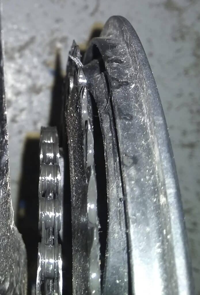 You cannot always fix a mountain bike chainring which means you may have to replace it.
