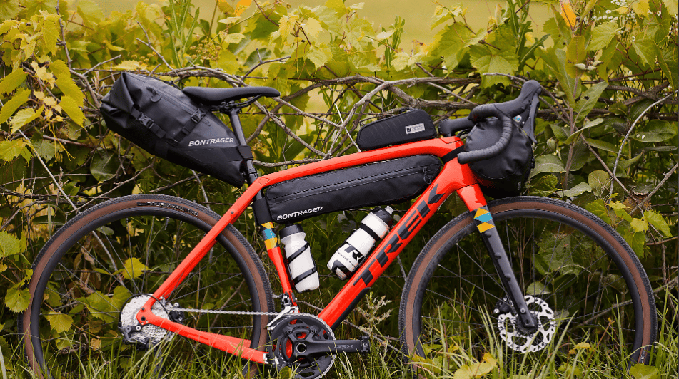 Trek bikes and their saddles are designed in such a way that you can attach luggage with all that you will need on a long ride.