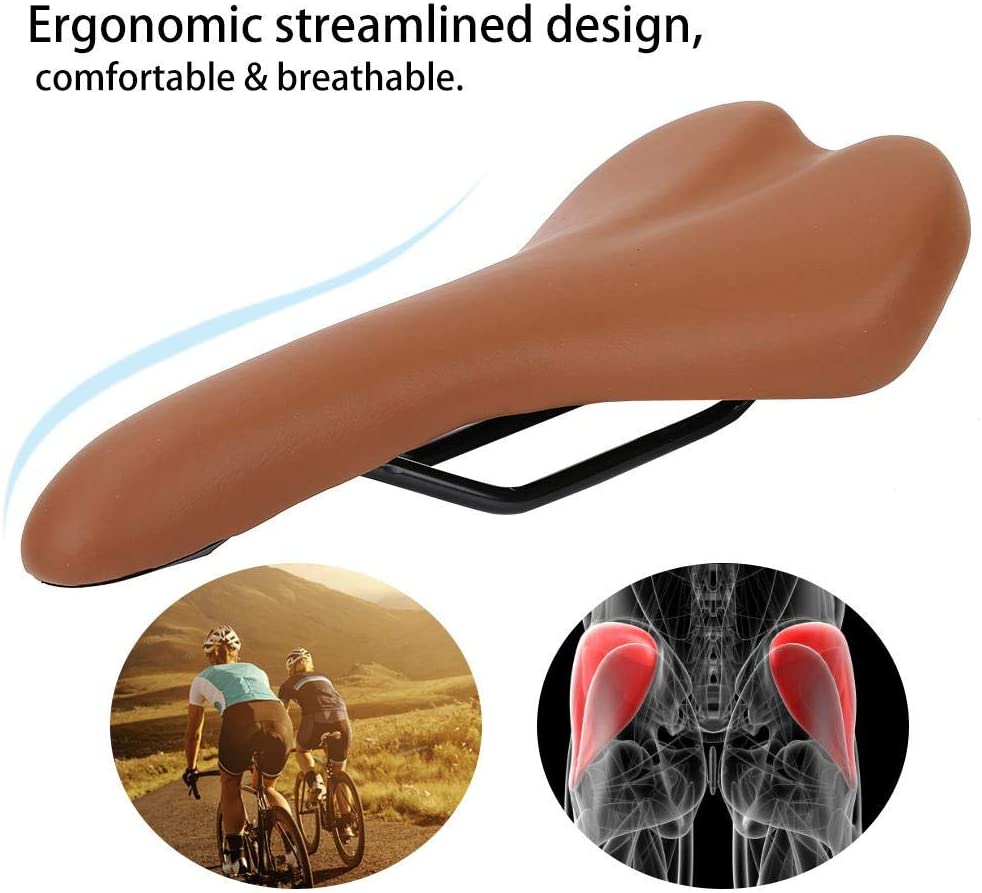 It is important to have a saddle that doesn’t increase pressure in the pelvic area.
