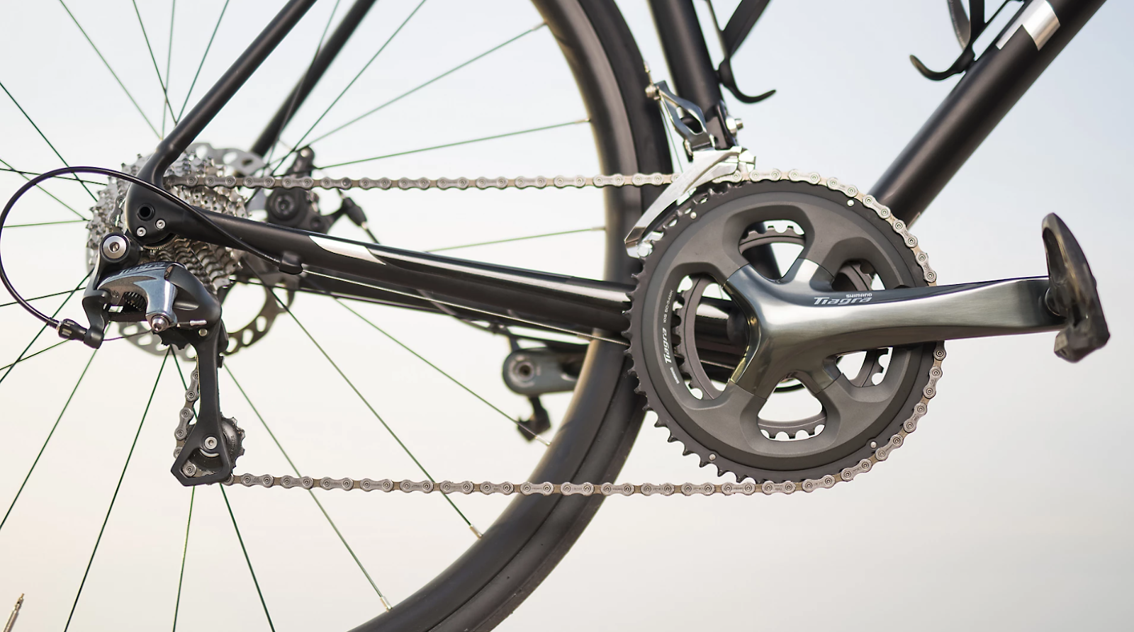 Keep your mountain bike chain well lubed so that it can run smoothly and transfer the power from your pedals to propel your bike ahead.