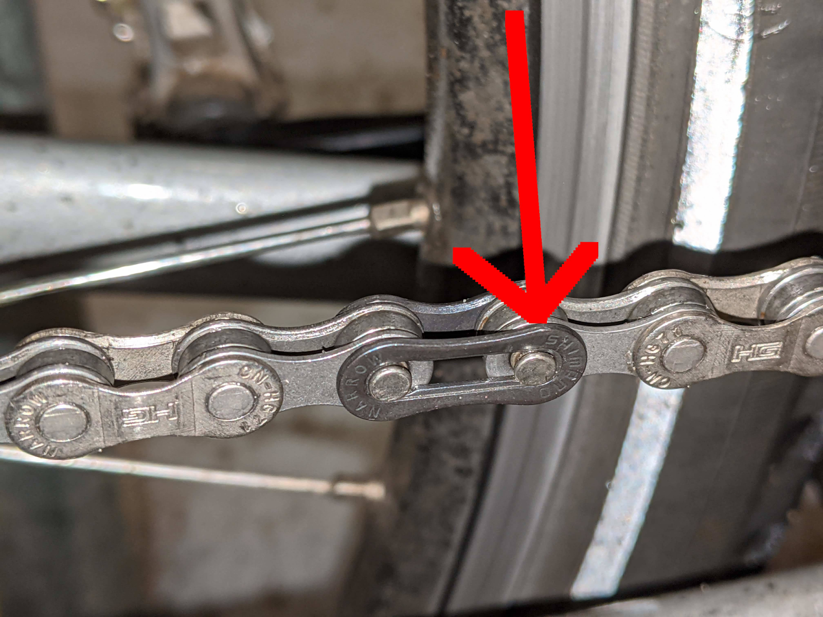Using a master link is the easiest way to connect a newly sized mountain bike chain.