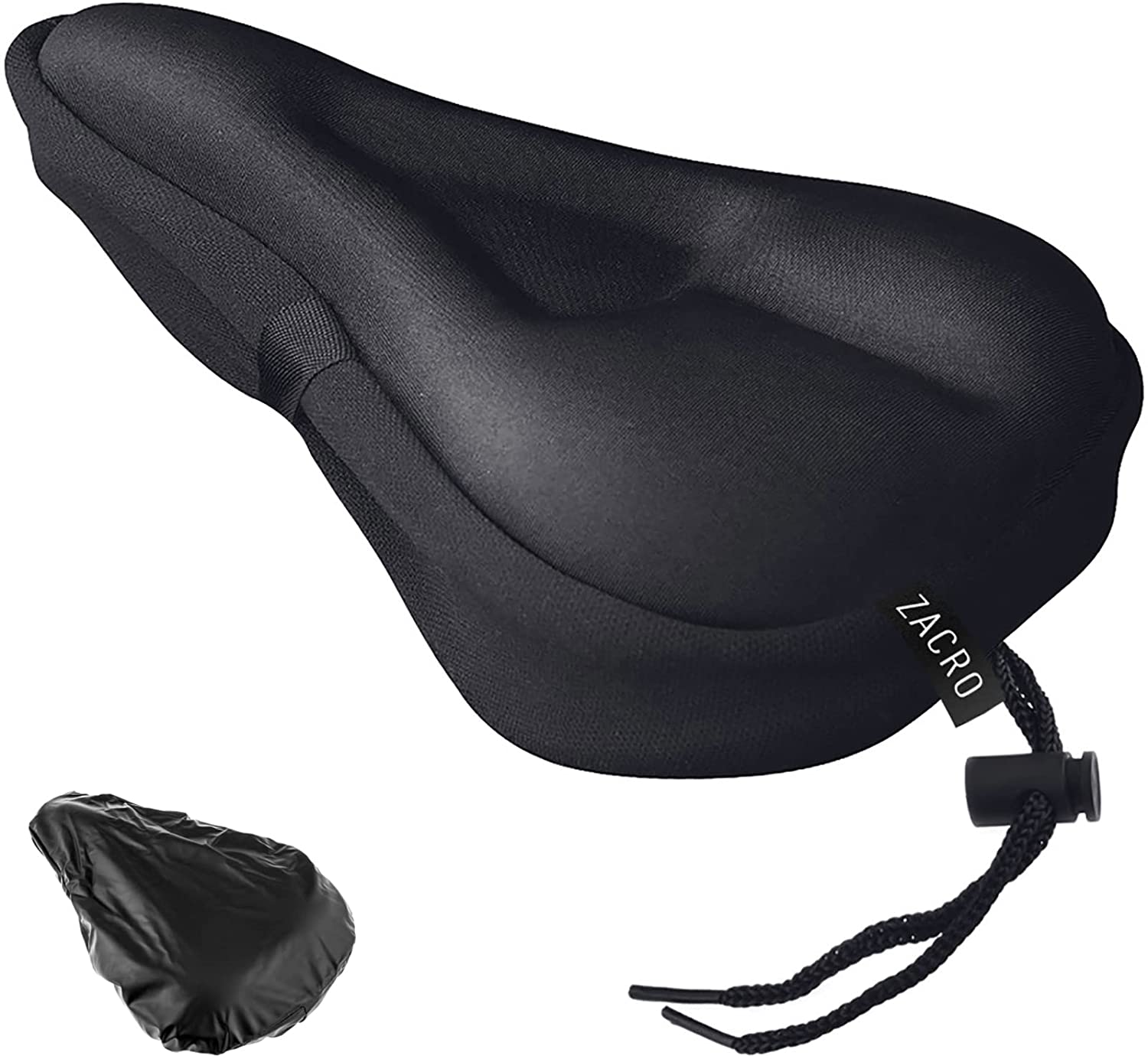 A gel padded seat cover like this provides extra protection against numbness while you ride your mountain bike.