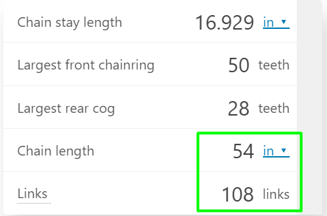 The omni calculator can help you to accurately calculate your mountain bike chain size.