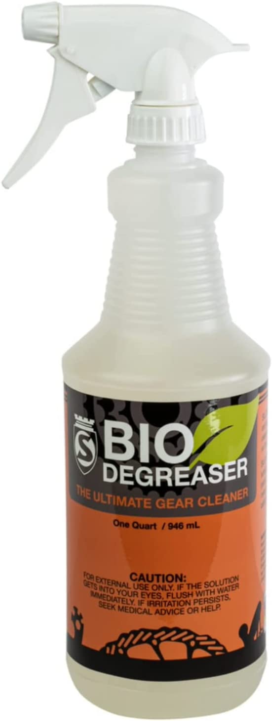 A degreaser is a solvent that is formulated to break down residual grease on hard surfaces. 