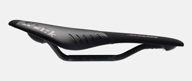 A slightly waved saddle offers comfort from the pinching and rubbing of soft tissue while cycling.