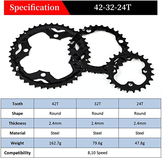 Make sure that you choose a replacement chainring for your mountain bike that has the correct specifications for your needs.
