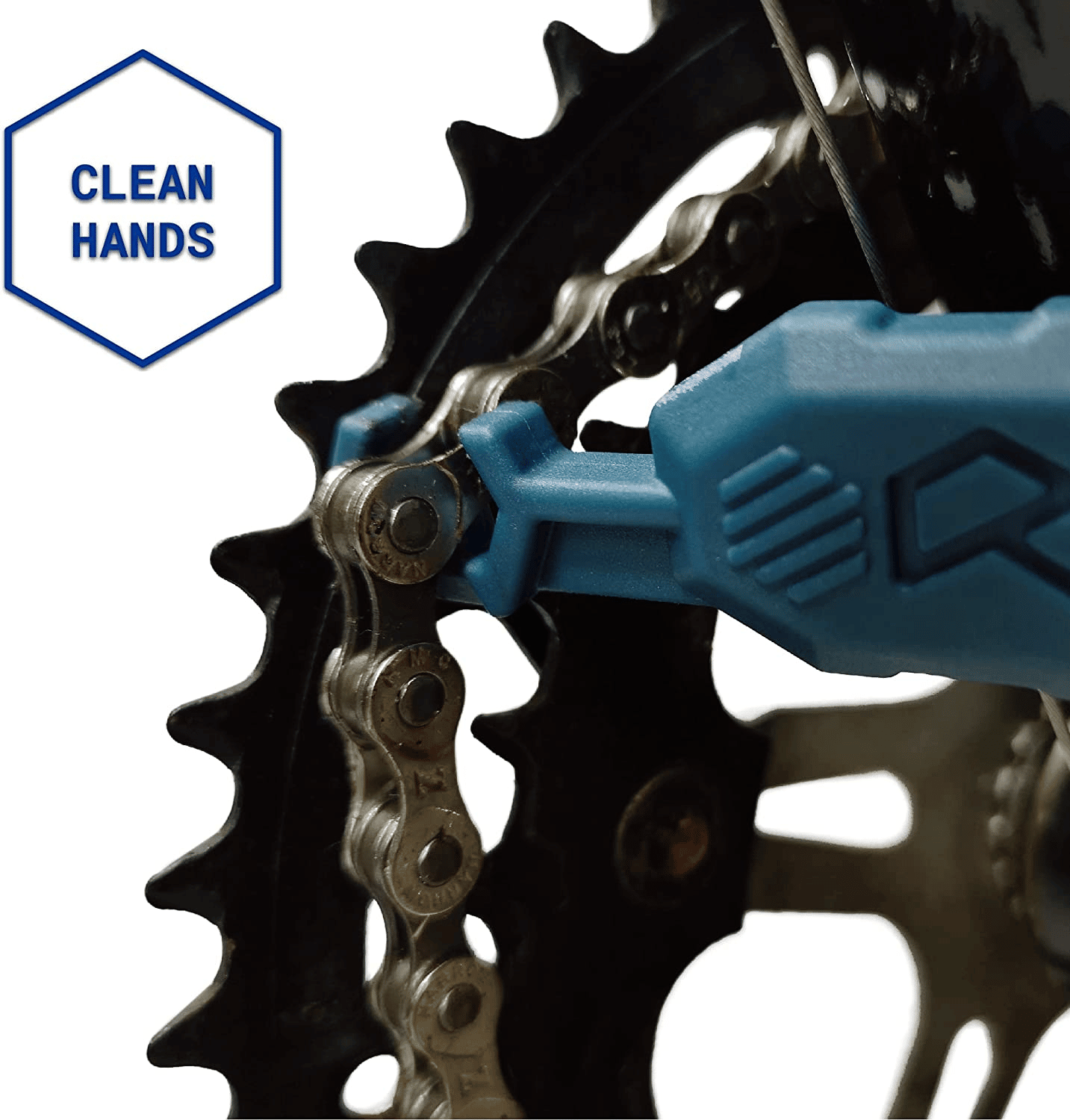 Use a rehook to get your chain out of places that your fingers cannot reach.