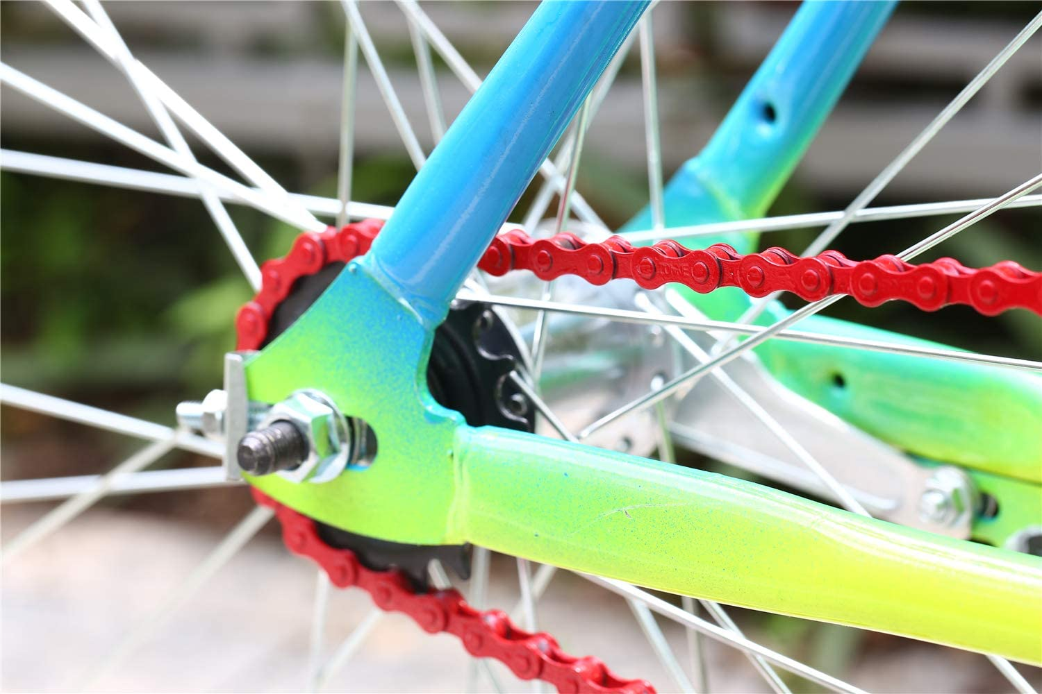A common mountain bike problem is when the chain slips so be sure to keep it well maintained.