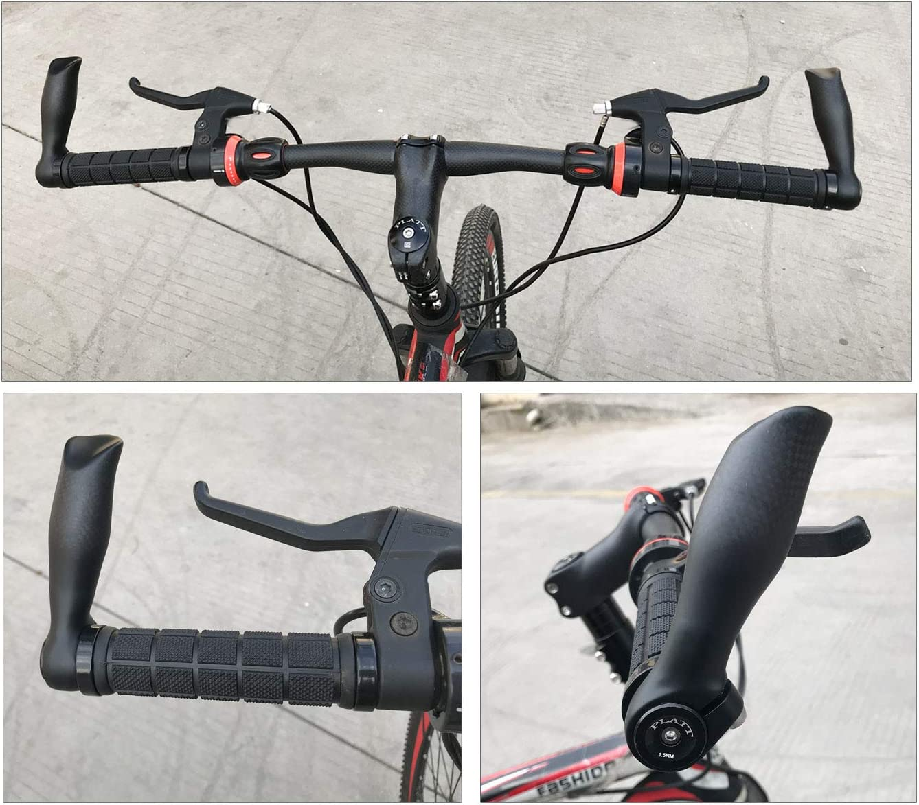 Install handlebar extenders so that you can change up your hand positions to relieve aching muscles on long rides.