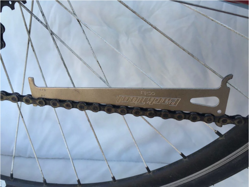 Replace mountain top bike chain