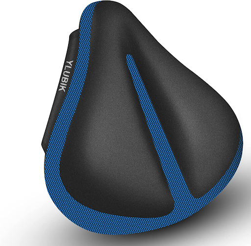 To reduce saddle pain while riding your mountain bike simply add a seat cover that has extra padding.